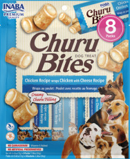Churu Bites Chicken With Cheese Recipe Wraps 96g - 8 unidades